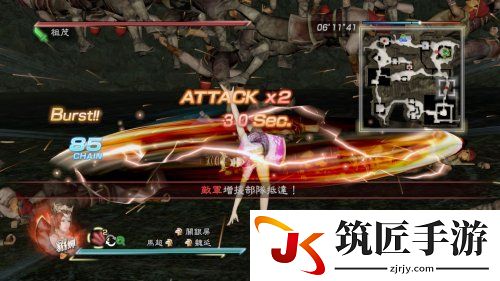 真三国无双7 with 猛将传 貂蝉玩法详解及实战视频