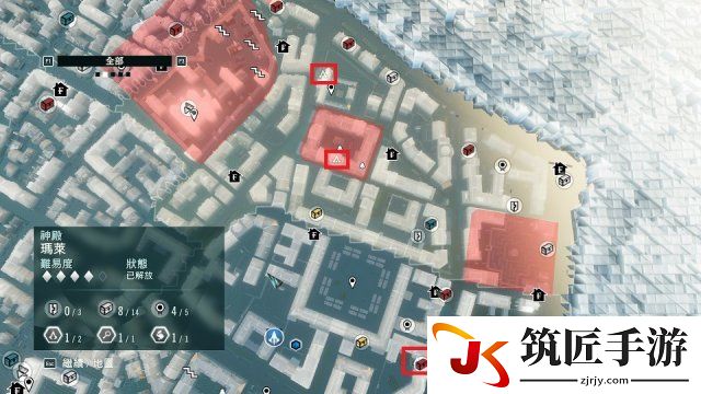 刺客信条：大革命 多人任务全同步点收集地图攻略 