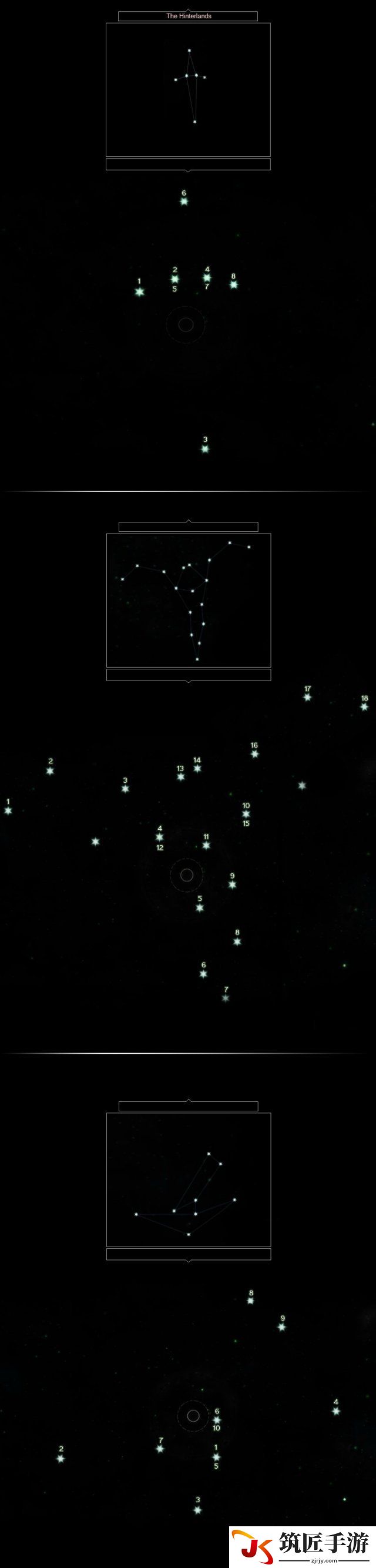 龙腾世纪3：审判 星座连线方法图解 星座怎么连线 