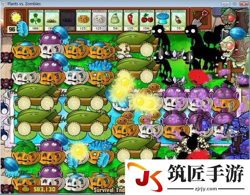《植物大战僵尸》无限生存模式攻略(8炮流1024关)  