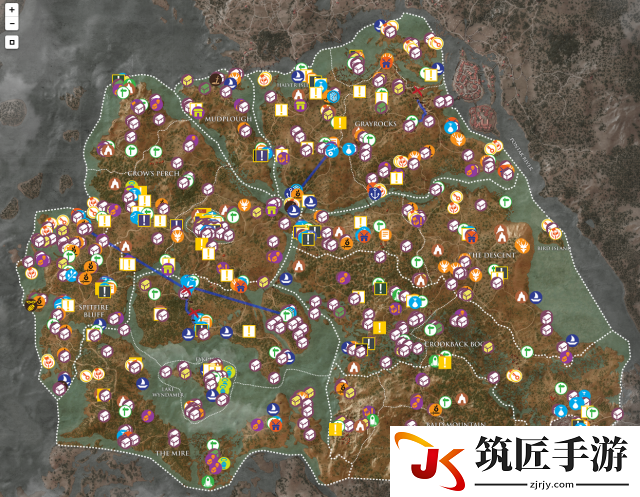 巫师3全物品收集地图
