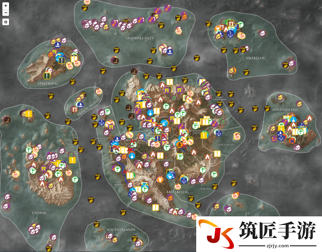 巫师3全物品收集地图