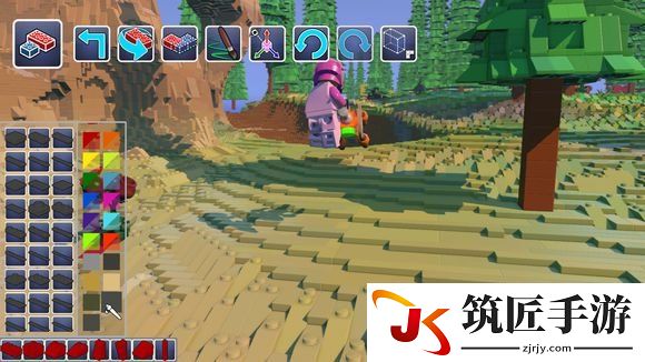 乐高世界 荧光颜色使用方法 荧光颜色怎么用