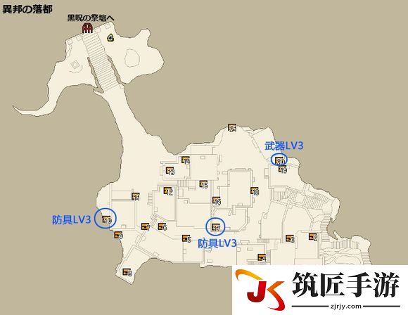 龙之信条黑暗觉者传送基石 龙之信条黑暗觉者黑咒岛地图