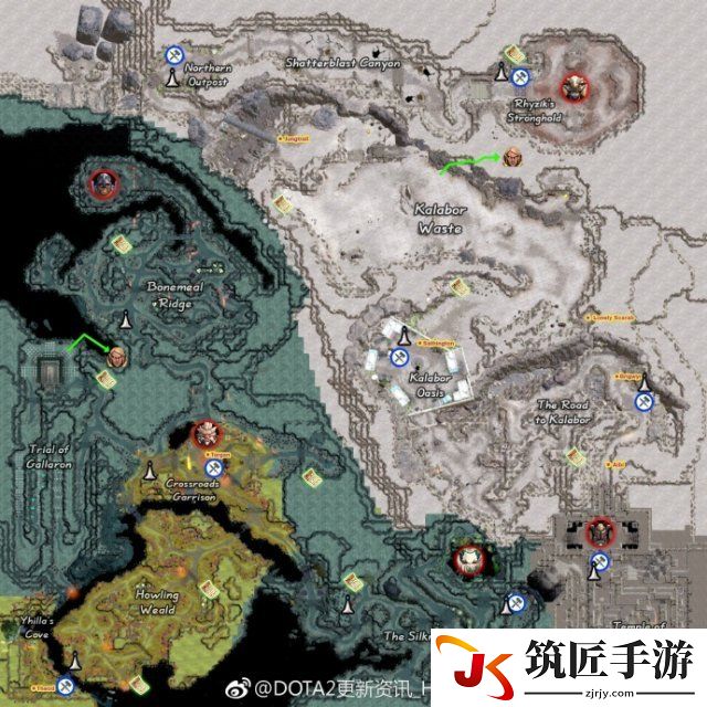 DOTA2破泞之战卡尔在哪 破泞之战两个卡尔的位置