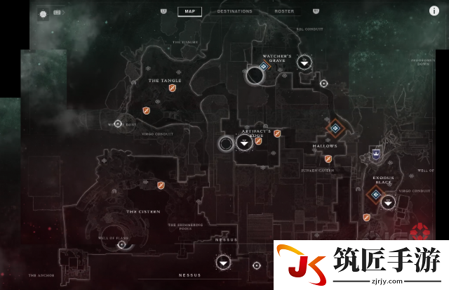 命运2地图上的标志代表什么 命运2地图怎么看